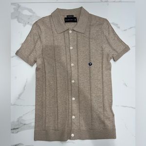 NWT Abercrombie & Fitch Knit Button-up Shirt